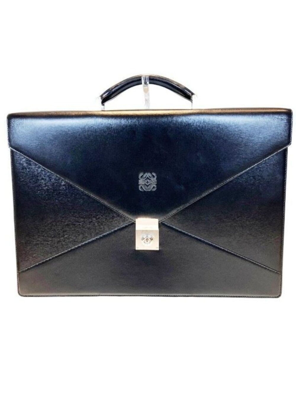Loewe Anagram Logo Business Briefcase